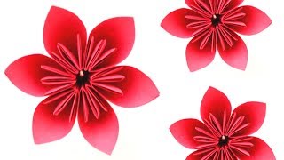 பேப்பரில் அழகான பூ செய்வது எப்படி | How to make simple paper Flower