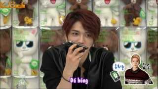 [KJSsmile Vietsub] 130311 Naver LINE Star Chat - Jaejoong calls Junsu cut