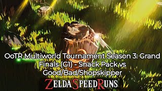 OoTR Multiworld Tournament Season 3: Grand Finals (G1) - Snack Pack vs Good/Bad/Shopskipper