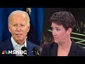 See Maddow, MSNBC panel react to Biden statement on report of confrontation with Dem leadership