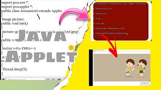 How to compile and run java applet program? insert a image in java Applet program in hindi |