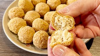 Incredible！Knead soft tofu into balls！No add flour and egg！Pure Tofu Croquettes！