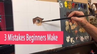 PORTRAIT PAINTING|| 3 Mistakes Beginners Make & How To Fix Them