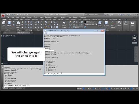 AutoCAD 2016 How To Change Units AutoCAD 2016 How To Change Units