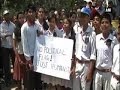 Students take to streets in WB to protest gangrape of elderly nun