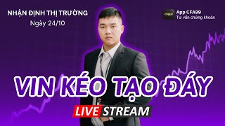 Nhận Định Thị Trường Chứng Khoán 24/10: Vnindex Chỉ Tăng Nhờ Kéo Vin. Đánh Giá Rủi Ro Test Đáy 2.