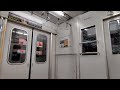 東京メトロ半蔵門線｜住吉駅→清澄白河駅（東武50050型電車51053f）車内と地下鉄の車窓、走行音、アナウンス。r6 12。tokyo metro hanzomon line japan train