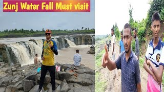 ||Near Nagpur Best Tourist Place Zunj Water Fall Must visit 😳||Beautiful Water Fall||