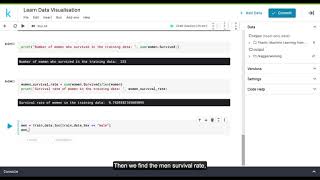 Learning Data Visualisation by Python with the data set Titanic from Kaggle Part II