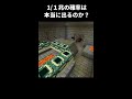 【マイクラ】１兆分の１の確率の奇跡が起こった