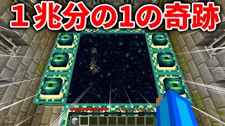 【マイクラ】１兆分の１の確率の奇跡が起こった