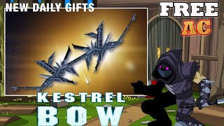 AQW NEW KESTREL BOW /JOIN WILLOWCREEK (AC TAGGED DAILY GIFT)