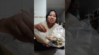 Pulang Belanja makan Nasi bungkus ikan peda‼️Gak enak gak beli lagi