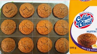 HOW TO MAKE GOLDEN CLOUD BRAN MUFFIN MIX RECIPE | HOW TO MAKE MUFFINS | EASY HEALTHY MUFFIN RECIPE