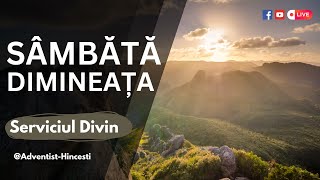 Serviciul divin de sâmbătă dimineața