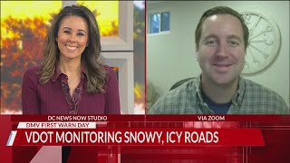 Winter storm aftermath: VDOT talks clearing snowy, icy roads