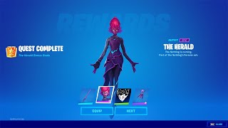 How to Unlock the Herald outfit in Fortnite - Complete 3 Herald Quests