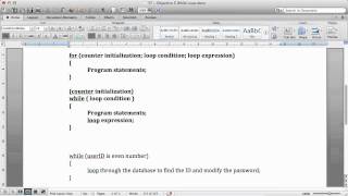 Objective C Tutorials 38 While Loop or While Statement
