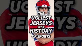 Finding the UGLIEST JERSEY In Sports History!! #nfl #jersey #worst #shorts