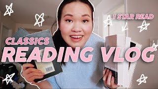 Reading Vlog: weekend reset routine, the new year, classic literature, and my first 1 star read???