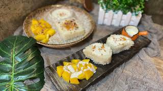 泰式芒果糯米飯Mango sticky rice in Thailand style