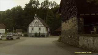 Ortsdurchfahrt im Odenwald/HP: Glattbach (Nord rein, West raus)