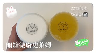 開箱微廢weifiei史萊姆｜厚實假水！@微廢