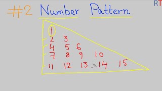 #2 Number Pattern in Java || Java Pattern Printing