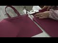 non woven bag sewing