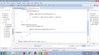 Java - A Simple Sketching Application
