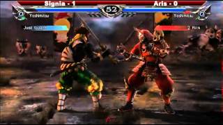 Soul Calibur V - Signia (Yoshimitsu) vs Aris (Yoshimitsu) - Best of three