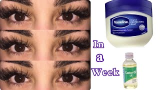 Unbelievable! 😲 I get long Eyelashes \u0026 thick Eyebrows in a week (Never Miss)