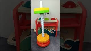 RAINBOW 🌈 SPINNING STACKING TOWER