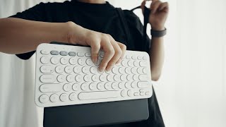 最值得买的多设备便携键盘？罗技 logitech K380 蓝牙键盘 附打字声