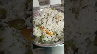 White Pulao/ Serving..🥰🤤 #ವೈಟ್ ಪಲಾವ್ / Yummy..# white vegetable Baath# # mahi recipes #