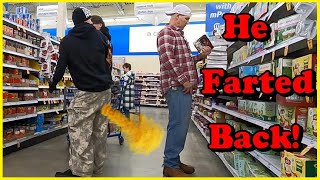 HE FARTED BACK AT ME!!! 🦨💨 Funniest Fart Prank Reaction! 😝