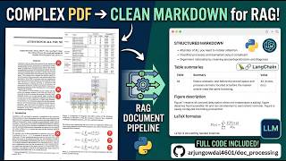 PDF to Markdown for RAG | Full Document Processing Pipeline