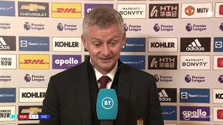 Ole Gunnar Solskjaer reacts to disappointing draw v Everton and bemoans lack of cutting edge at home
