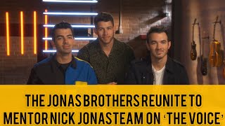 The Jonas Brothers Reunite To Mentor Nick Jonas Team On ‘The Voice’