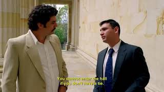 Narcos - Pablo Escobar entry in the parliament scene