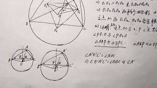 奥赛几何 第八十四讲 外心性质及应用9（1990全国高中联赛）