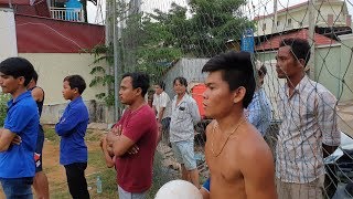 Village Volleyball Play Sok, Seyha Vs Leng Lert 3=3, 04. 08. 2019