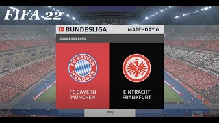 FC Bayern vs Frankfurt ⚽️  FIFA 22 | Bundesliga| PS5™ Gameplay in Full HD