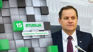 15min studijoje – prezidento posto siekiantis V.Tomaševskis