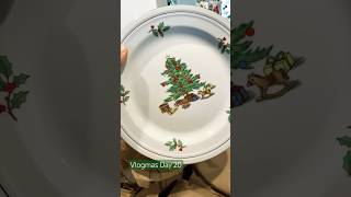 Vlogmas Day 20 | Inherited the Christmas dishes #christmas #vlogmas