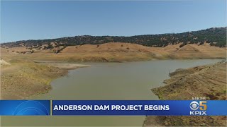 Work Begins On Massive 10-Year Project To Rebuild Anderson Reservoir Near Morgan Hill