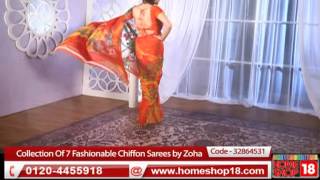 HomeShop18.com - Chiffon Sarees by Zoha.