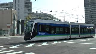 【路面電車動画】福井鉄道１８６　ＬＲＶ　Ｆ２０００形