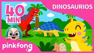 Las Mejores Canciones de Dinosaurios y Bebé T-Rex | +Recopilación | Pinkfong Canciones Infantiles