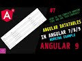 Angular8/9 DataTables | working code | Exploring Data table |  Data table Filtering | ujjwal tips